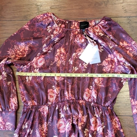 NWT Alex Marie Midi Length Floral Dress sz 12 - Picture 4 of 8